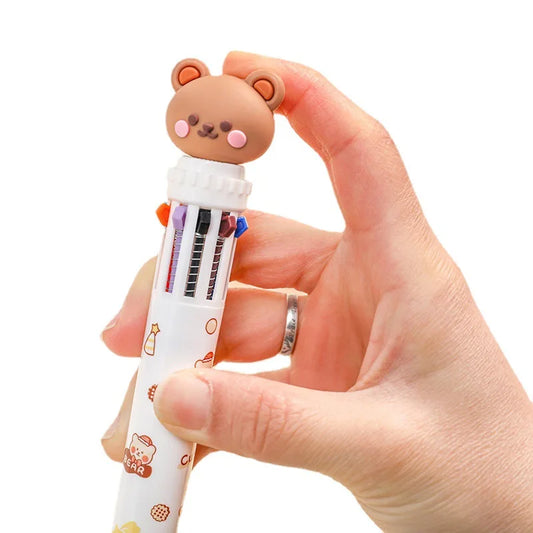 Cartoon Bear 10-in-1 Ballpoint pens